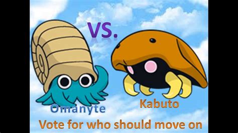 kabutops vs omanyte.